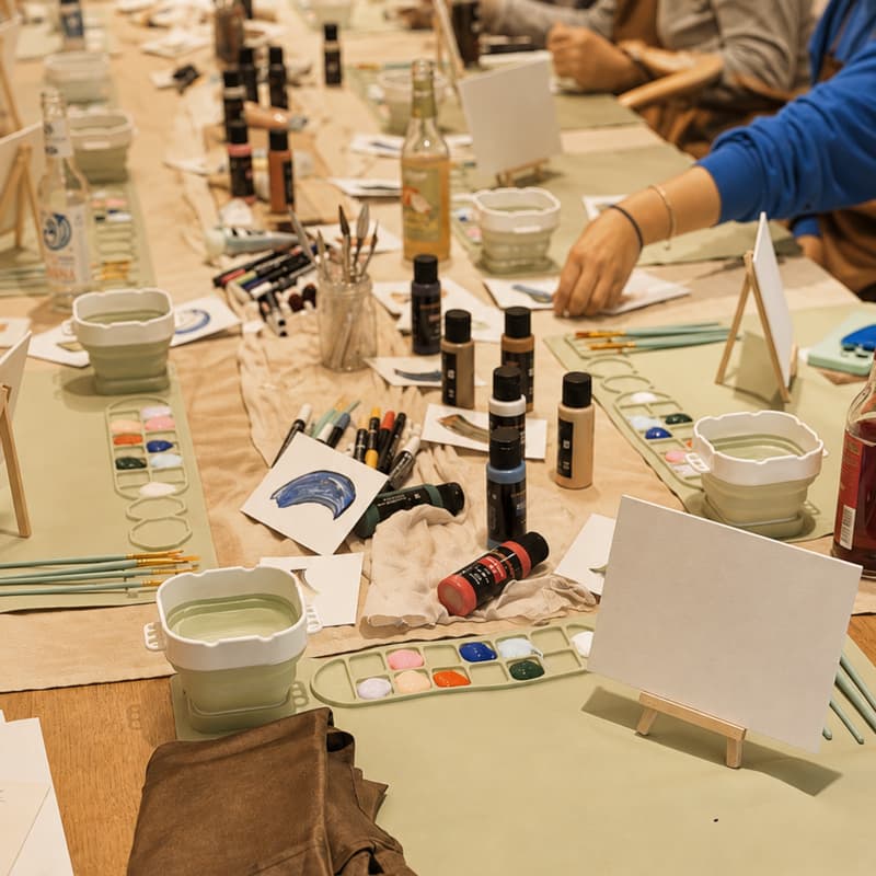Cover Image for Affirmation & Paint Malworkshop