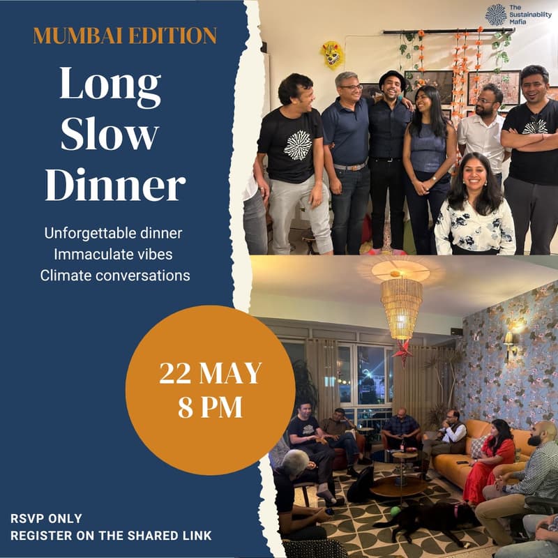 Cover Image for Long Slow Dinner | SusMafia | Mumbai | May 22, 2026