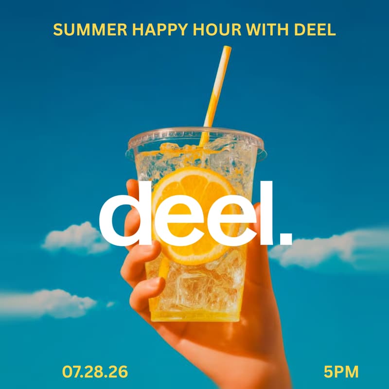 Cover Image for Deel Startup Programs Happy Hour
