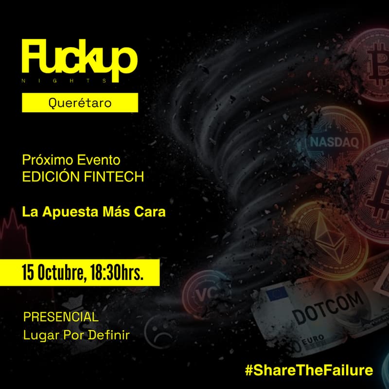 Cover Image for Fuckup Nights Querétaro: Edición FINTECH