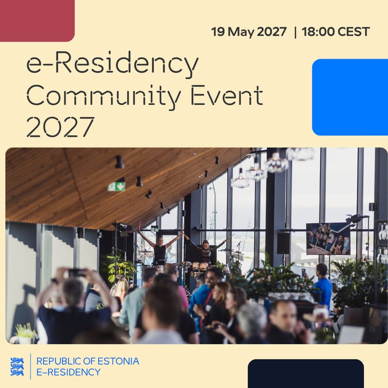 Cover Image for e-Residency Community Event 2027