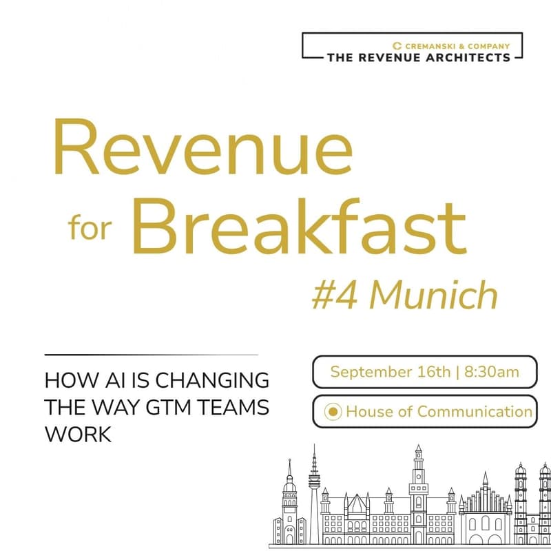 Cover Image for Revenue for Breakfast #4 Munich - How AI Is Changing the Way GTM Teams Work