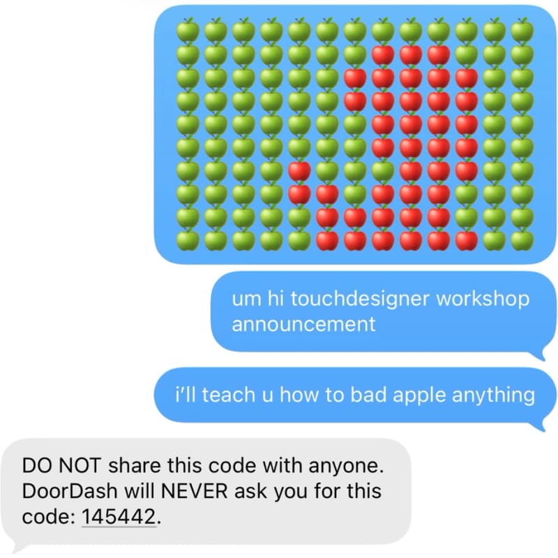 Cover Image for Workshop: Bad Apple ANYTHING with TouchDesigner