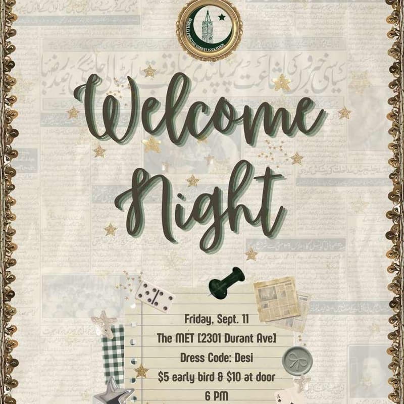 Cover Image for PSA Welcome Night