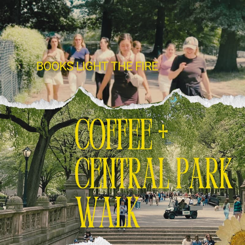 Cover Image for Books Light the Fire Coffee + Central Park Walk (weather permitting)