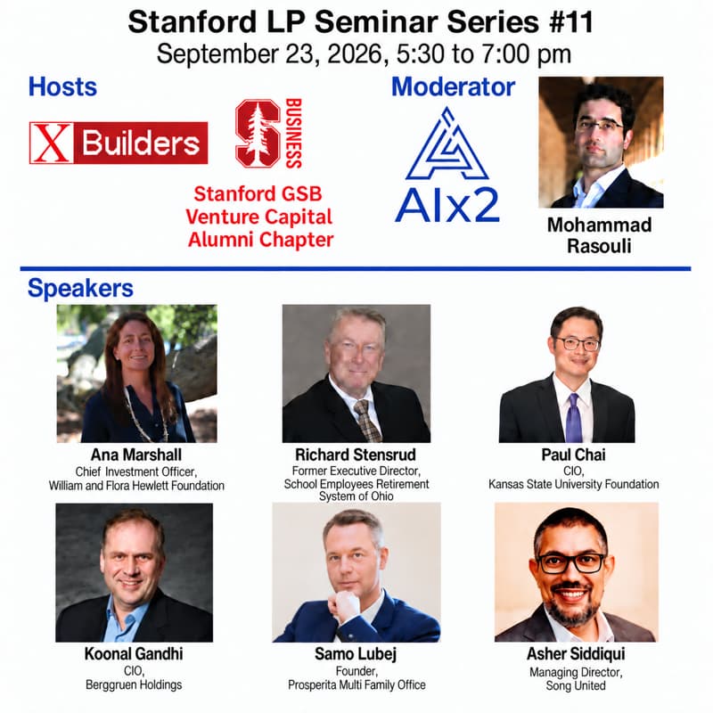 Cover Image for Stanford LP Seminar Series #11 (Hewlett Foundation, Kansas State Uni. Foundation, Ohio School Ret. Sys, Berggruen Holdings, Song United FO)