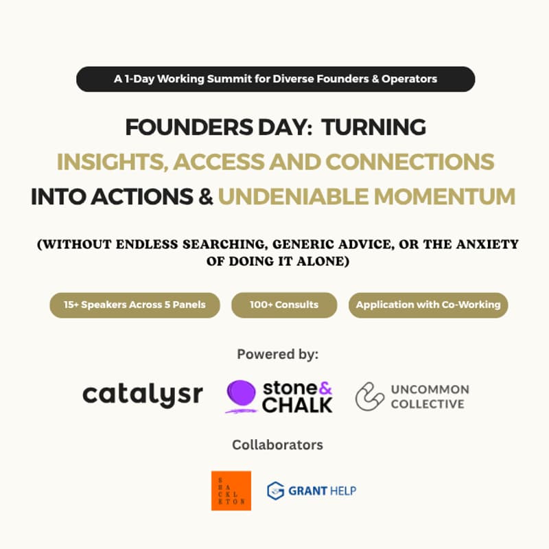 Cover Image for Founders Day: Turning Insights, Access & Connection into Undeniable Momentum in 2026