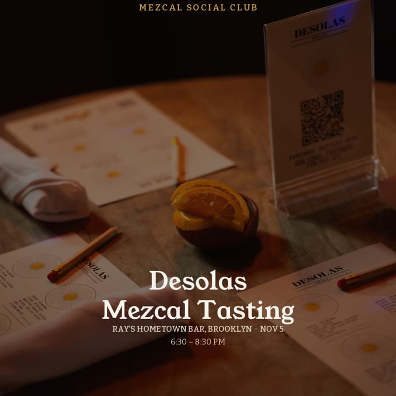 Cover Image for Desolas Mezcal Tasting at Ray's Hometown Bar in NY