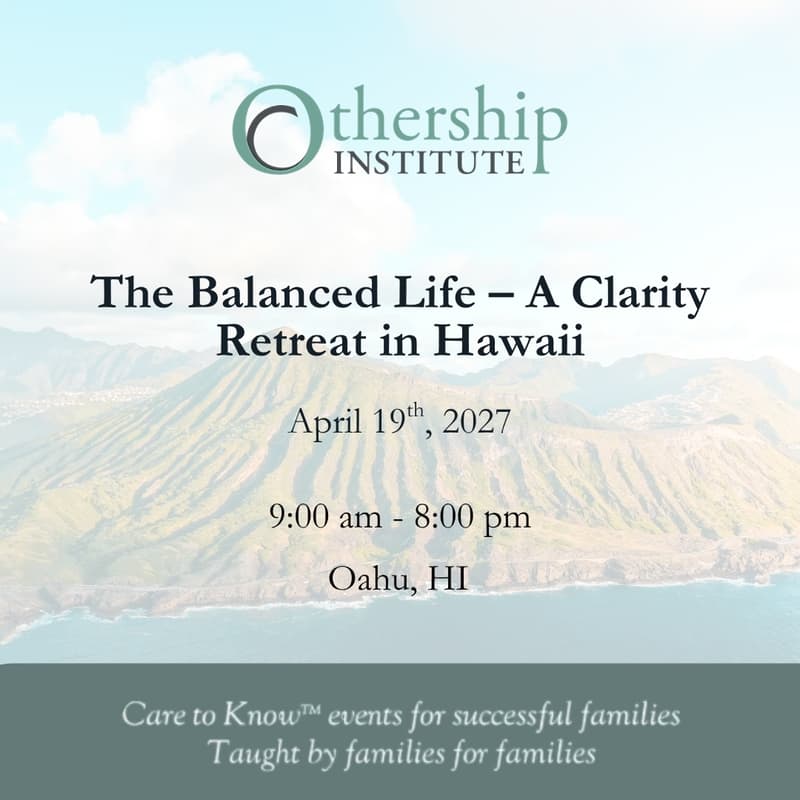 Cover Image for The Balanced Life: A Clarity Retreat in Hawaii