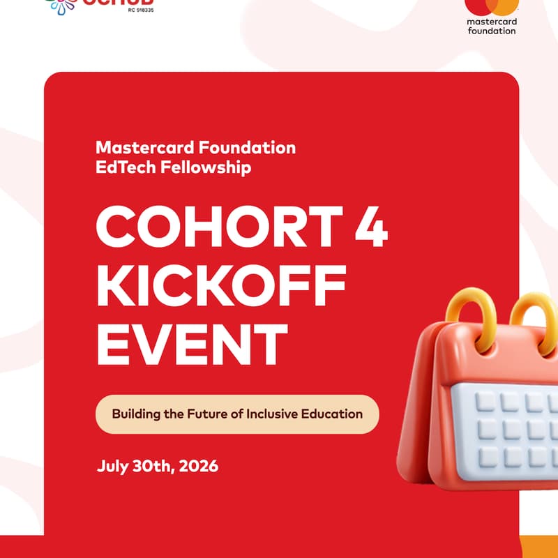 Cover Image for Mastercard Foundation Edtech Fellowship Cohort 4 Kick Off Event