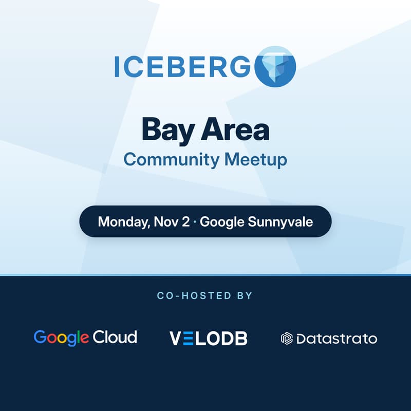 Cover Image for Apache Iceberg™ Meetup Bay Area