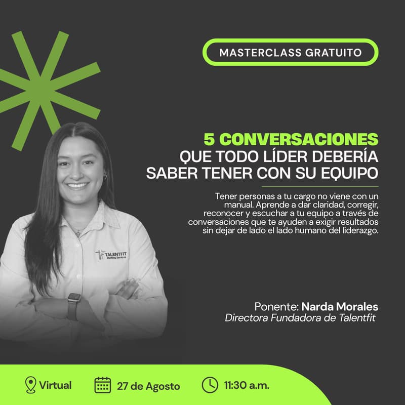 Cover Image for Masterclass: Nadie te enseñó a liderar personas
