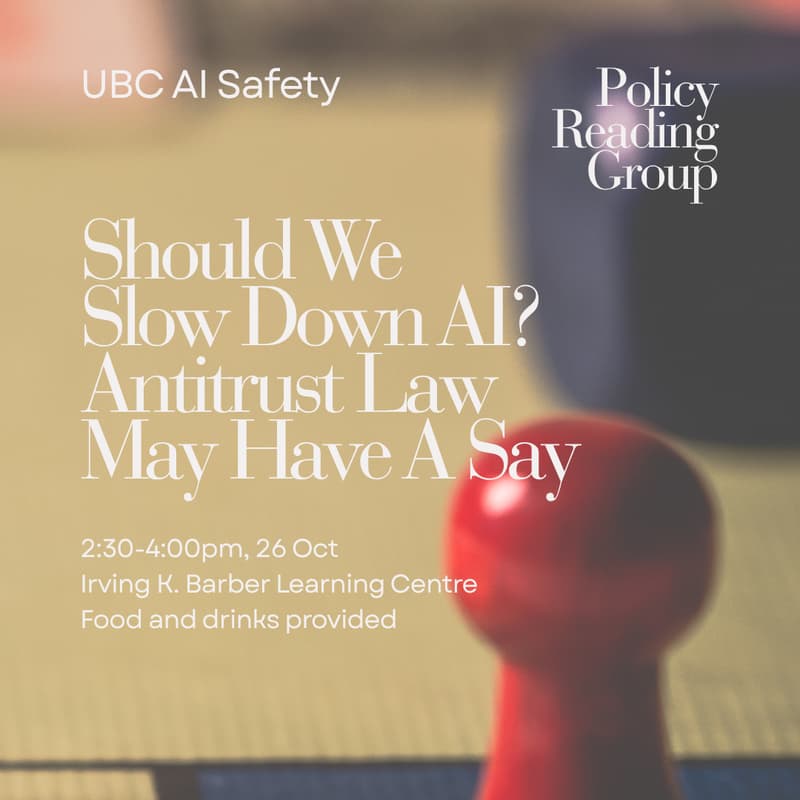 Cover Image for Should We Slow Down AI? Antitrust Law May Have A Say