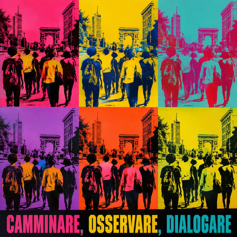 Cover Image for Deriva psicosociale con dialogo socratico per le vie di Milano
