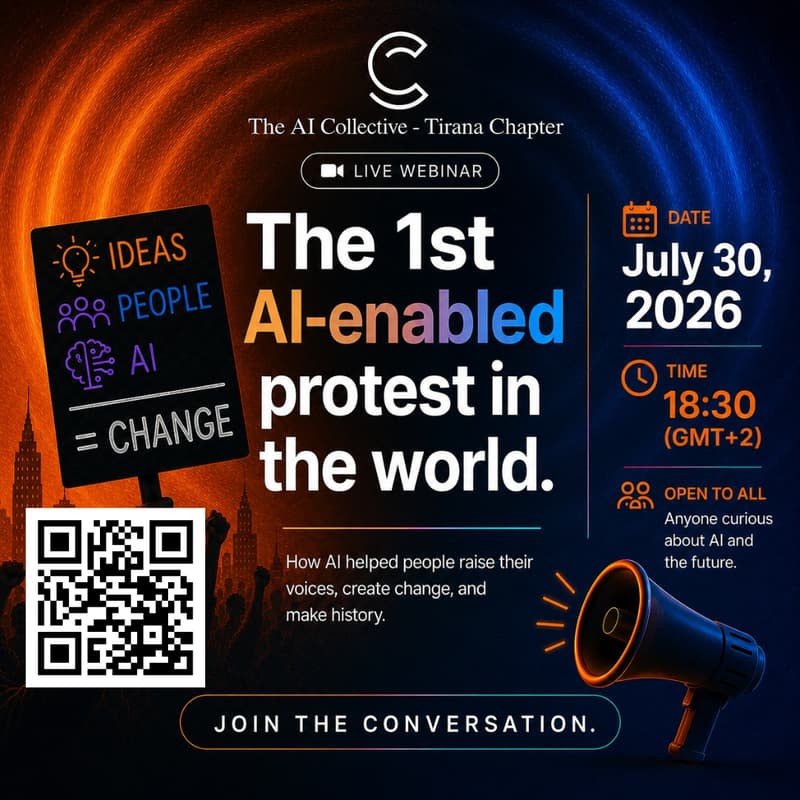 Cover Image for The 1st AI-Enabled Protest in the World - Join the webinar