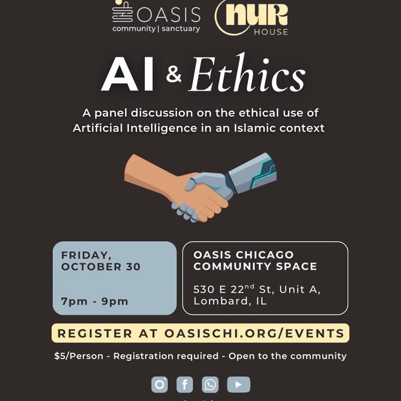 Cover Image for Oasis + Nur House Present: AI & Ethics