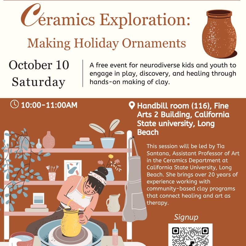 Cover Image for Ceramics Exploration: Making Holiday Ornaments