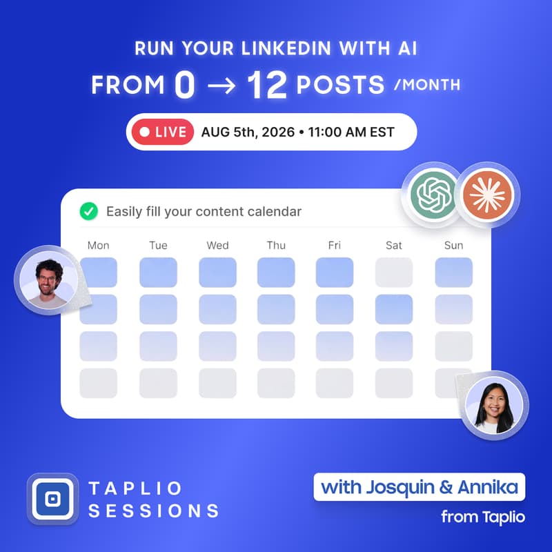 Cover Image for Run your LinkedIn with AI: From 0 to 12 Posts/Month