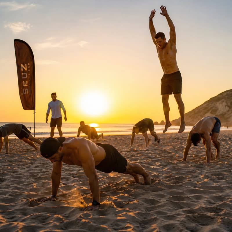 Cover Image for THE 7AM CLUBHIIT • Beach Volleyball • Sea Dip • Breakfast