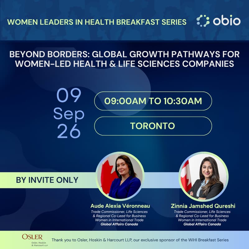 Cover Image for OBIO Women Leaders in Health Breakfast Series