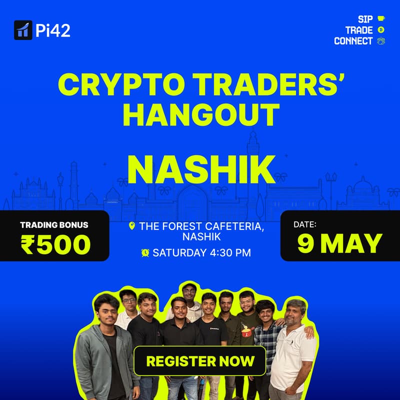 Cover Image for Pi42 Crypto Tradersβ Hangout - Nashik