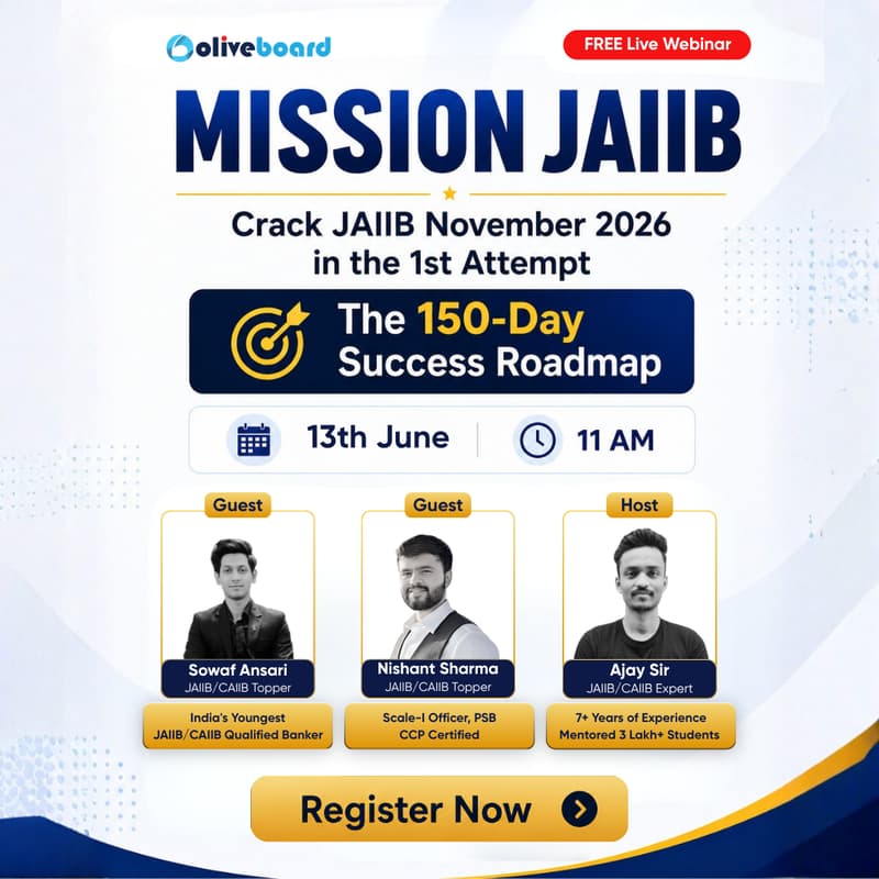 Cover Image for Crack JAIIB November 2026 in the 1st Attempt: The 150-Day Success Roadmap