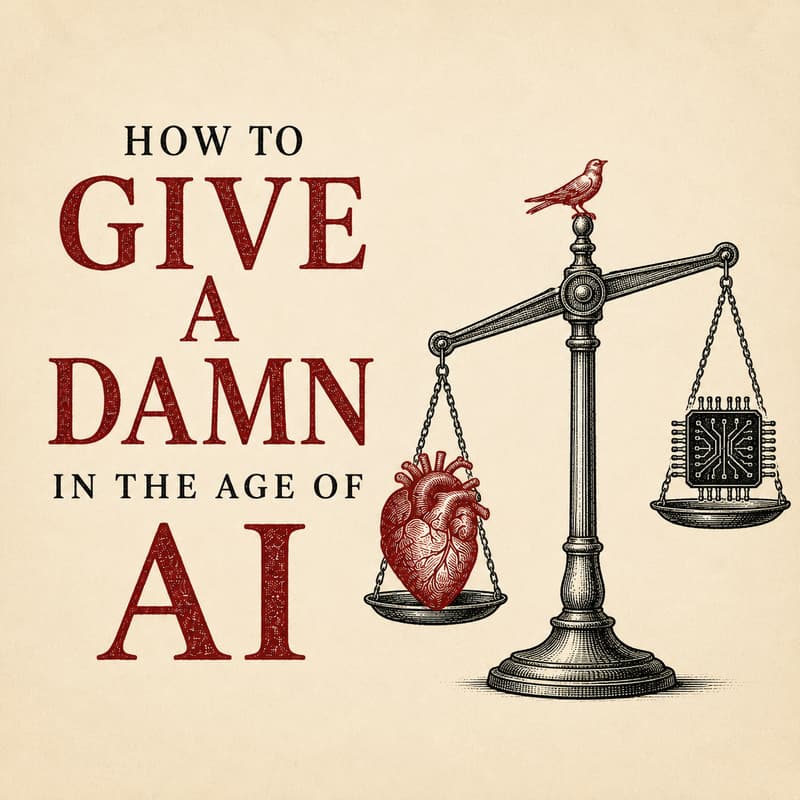 Cover Image for How to Give a Damn in the Age of AI w/ B. Scot Rousse