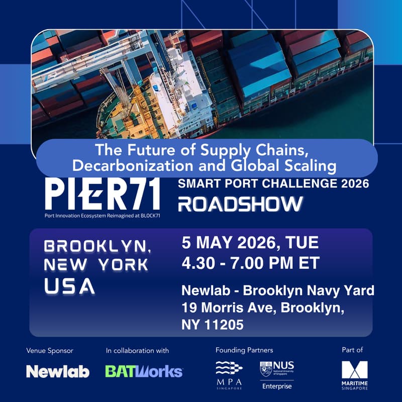 Cover Image for The Future of Supply Chains, Decarbonization & Global Scaling: PIER71 Roadshow - Brooklyn, NY