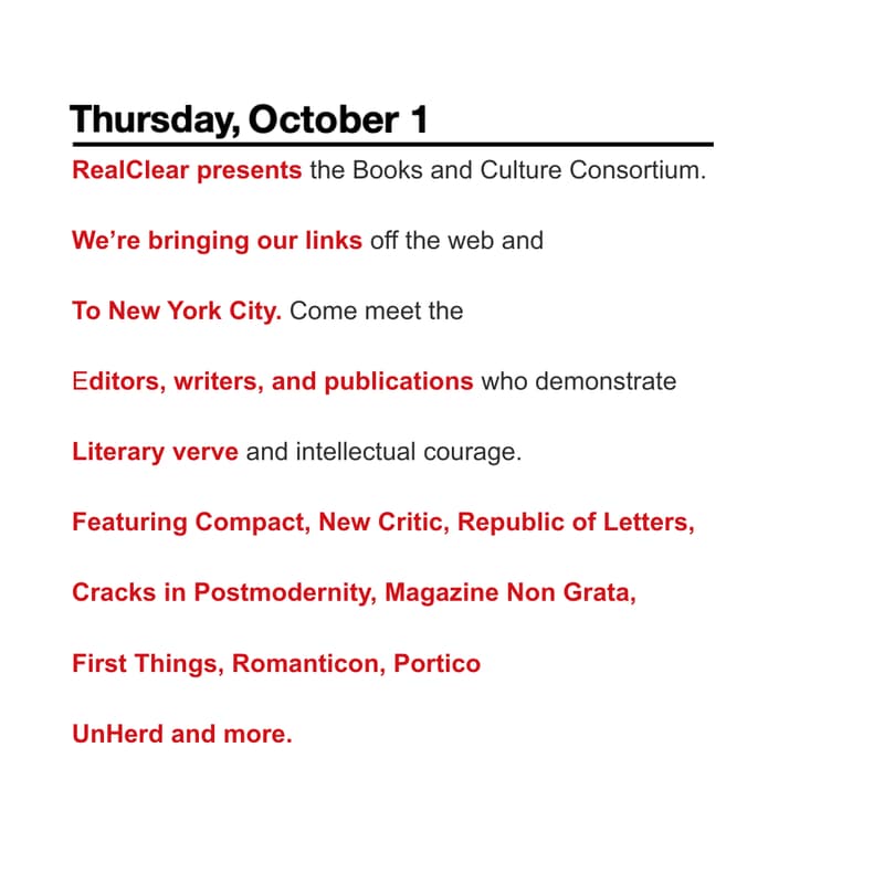 Cover Image for RealClear Reception