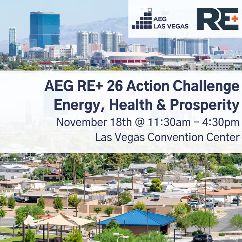 Cover Image for AEG RE+ 26 Action Challenge: Energy, Health & Prosperity