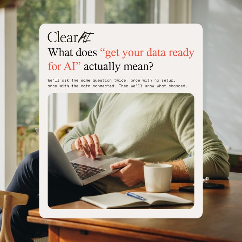 Cover Image for Your AI is guessing about your business. Here’s how to stop it.