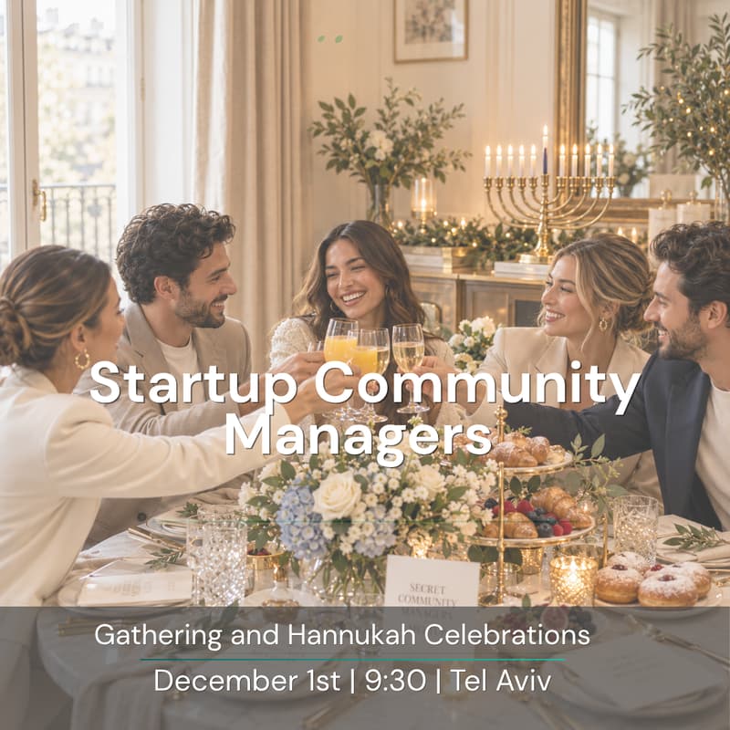 Cover Image for Startup Community Managers: Happy Hanukkah
