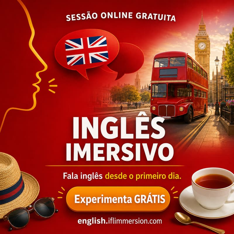 Cover Image for Transforme o Seu Dia a Dia Numa Experiência de Imersão em Inglês