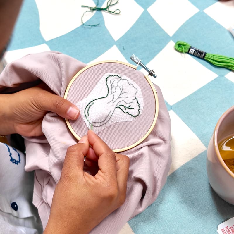 Cover Image for Beginner Embroidery & Tea