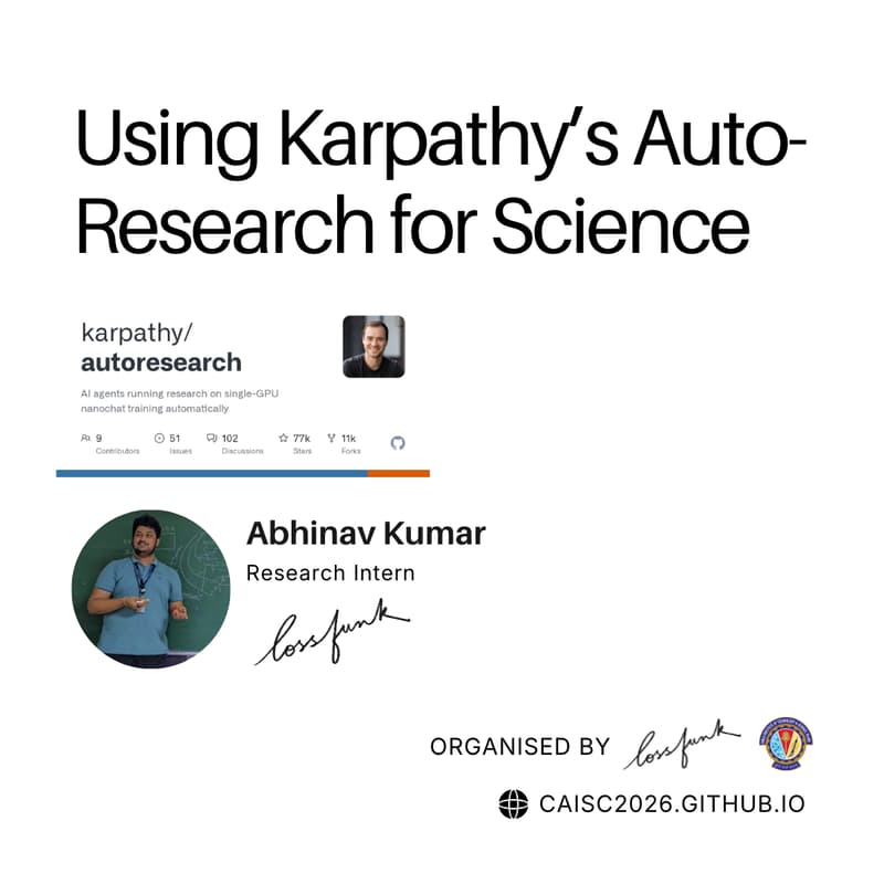 Cover Image for Using AutoResearch for Science