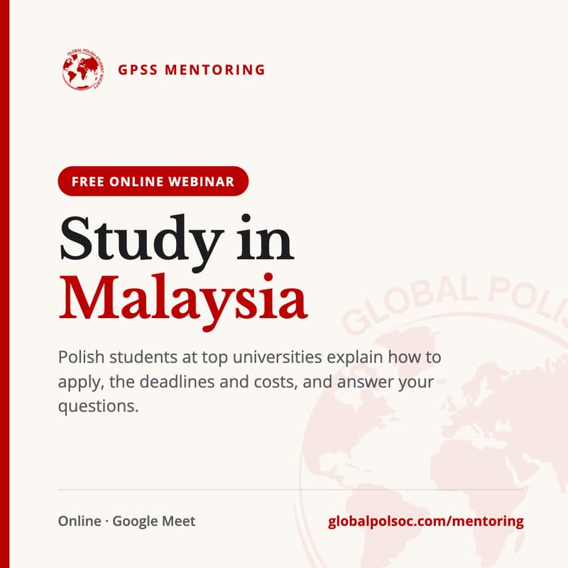 Cover Image for Studia w Malezji – Webinar GPSS