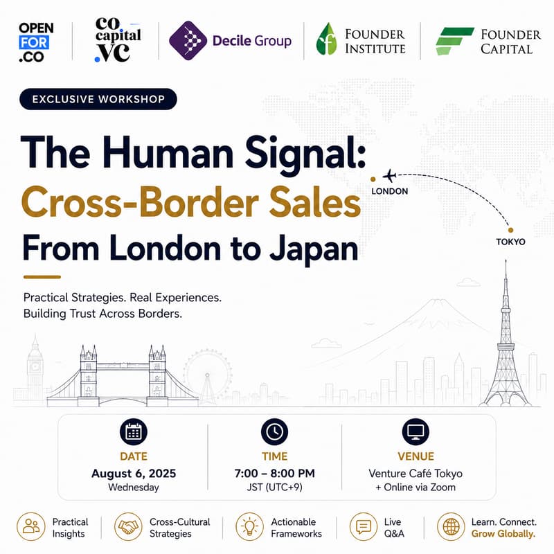 Cover Image for The Human Signal: Cross-Border Sales From London To Japan
