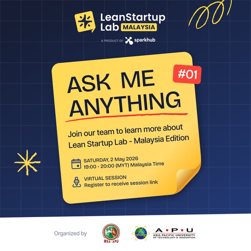 Cover Image for AMA 01 - Lean Startup Lab Malaysia [Online]