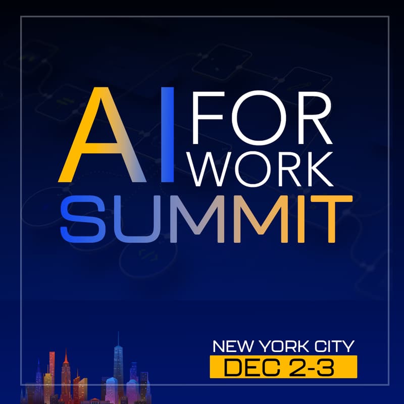 Cover Image for AI for Work Summit | ODSC AI NYC
