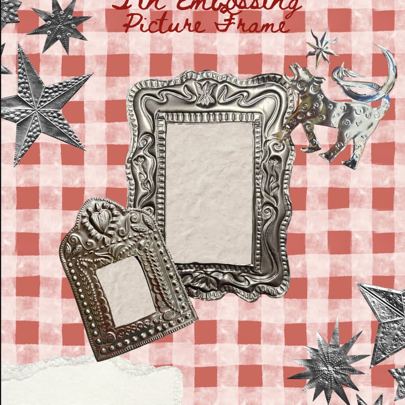 Cover Image for Tin Embossing Picture Frame