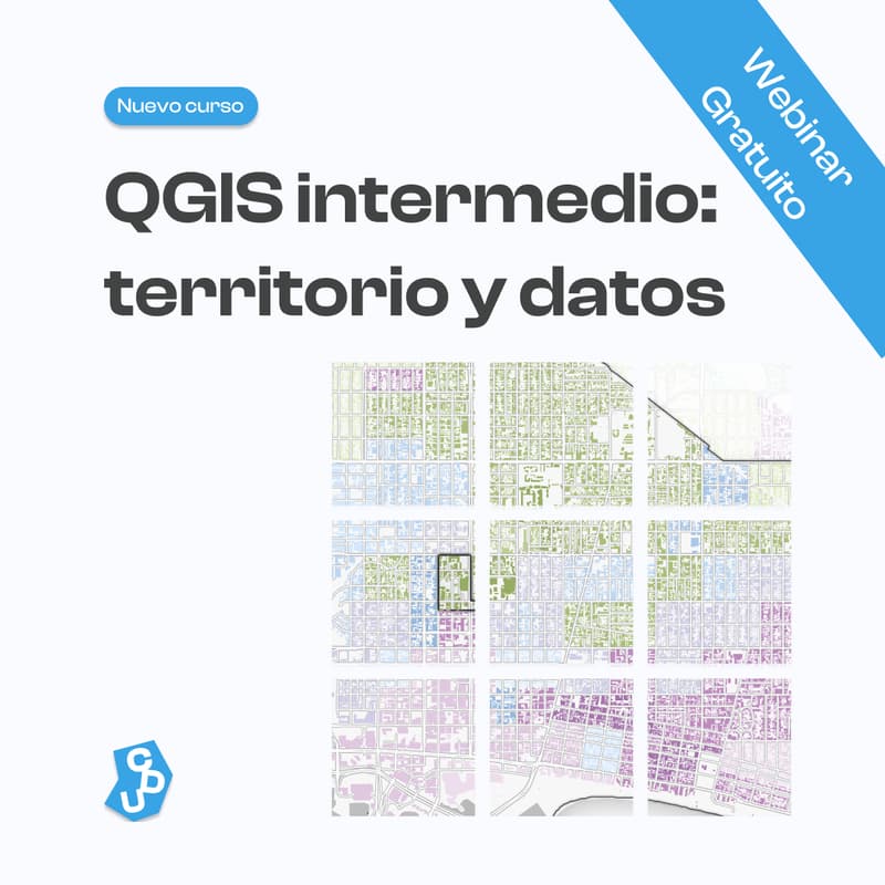 Cover Image for Webinar Gratuito: Conoce nuestro curso de QGIS intermedio: territorio y datos