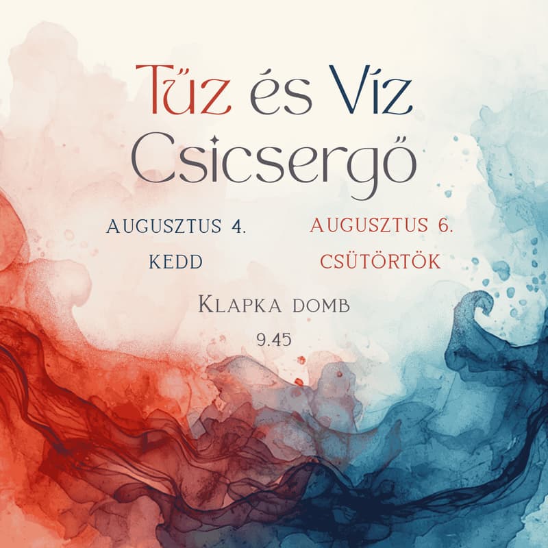 Cover Image for Csicsergő 08.04 kedd