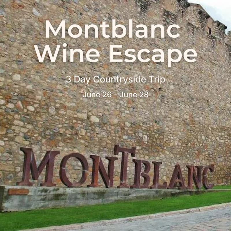 Cover Image for Montblanc Wine Escape: Wine, Food & Countryside Living