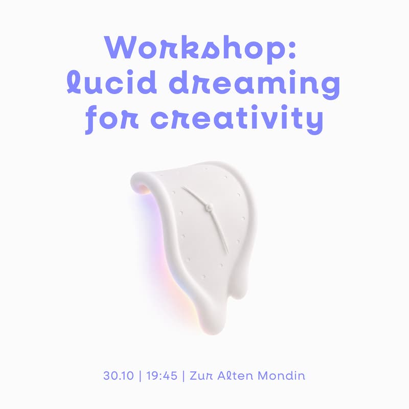 Cover Image for Lucid dreaming for creativity, introductory workshop