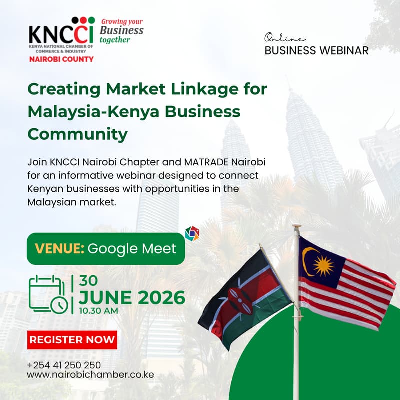 Cover Image for Creating Market Linkages for the Malaysia–Kenya Business Community Webinar
