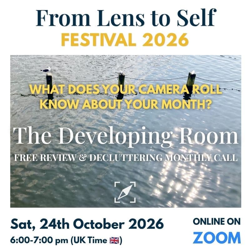 Cover Image for The Developing Room · Monthly Review & Declutter Party- From Lens to Self Festival 2026