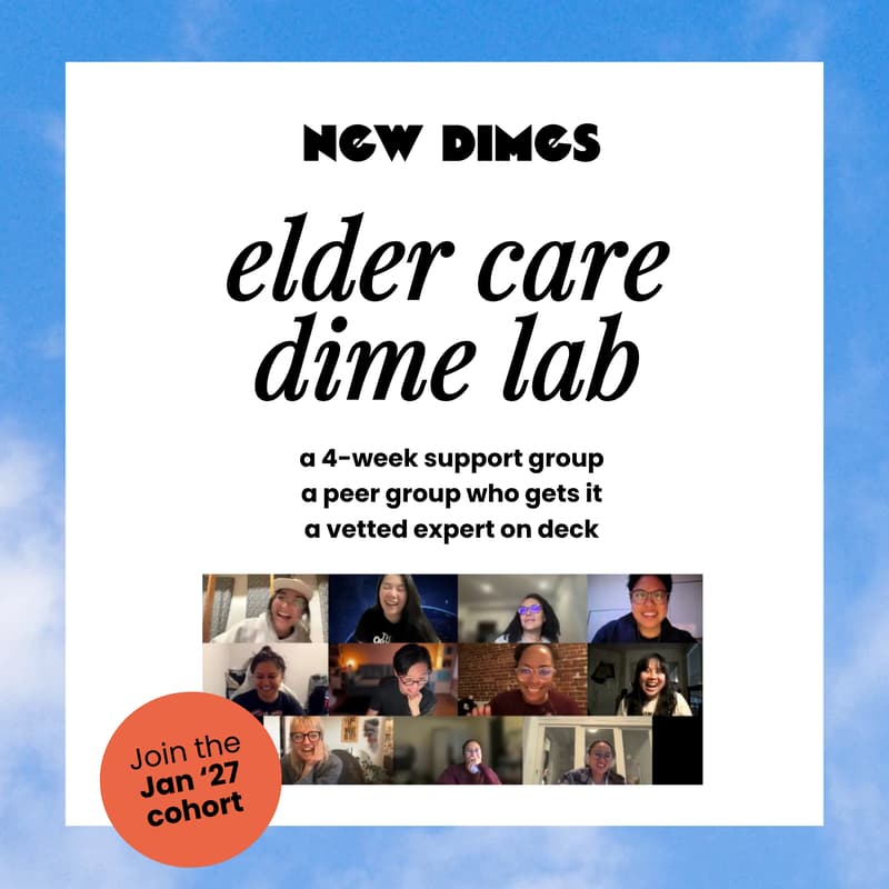 Cover Image for Elder Care Dime Lab — January '27 Cohort