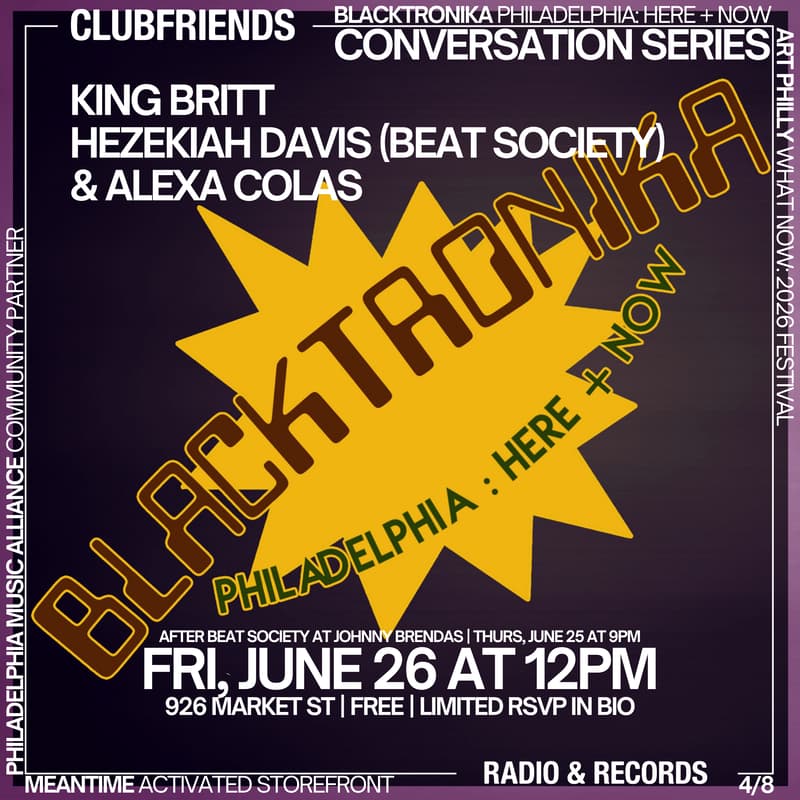 Cover Image for Clubfriends Conversations with King Britt and Hezekiah | Blacktronika: Here + Now