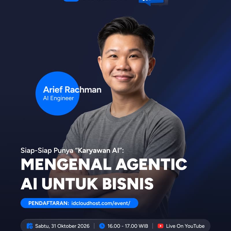 Cover Image for Siap-Siap Punya "Karyawan AI" : Mengenal Agentic AI untuk Bisnis - #IDCHTalk