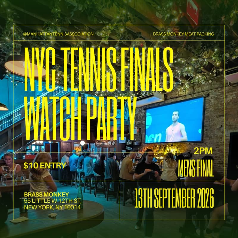Cover Image for Grand Slam Championship Weekend (Men's Finals Watch Party)